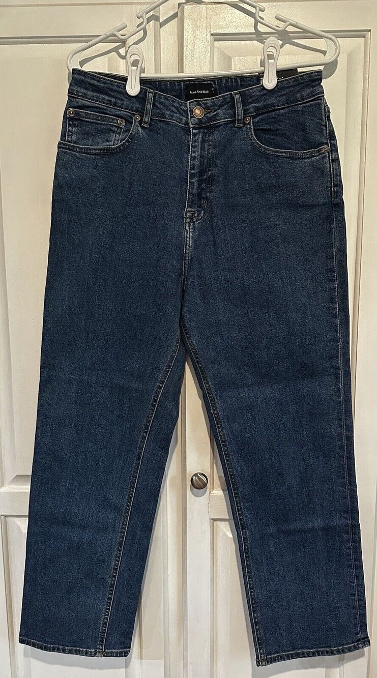 Frank And Oak Women’s Patti Jeans High Rise Straight Fit Size 31